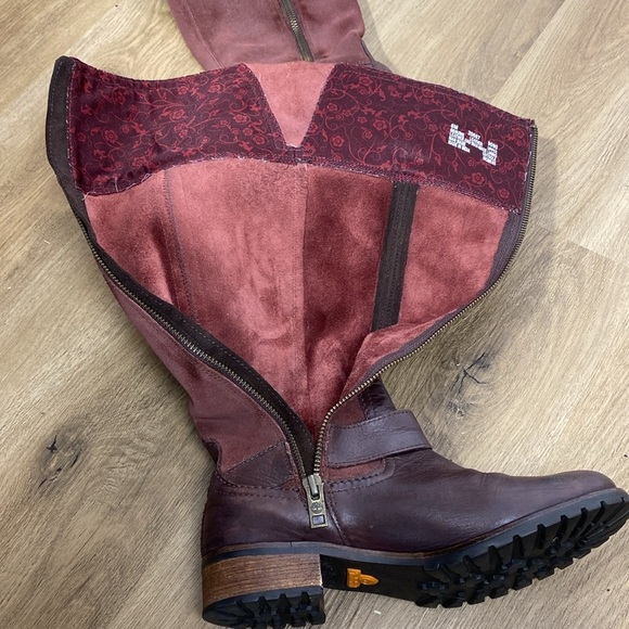 Timberland Earthkeepers Bethel Tall Zip Leather and Suede Knee-High Boots size 6 - Picture 12 of 14